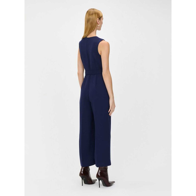 Veronika Maine Double Weave Button Front Jumpsuit image number 1